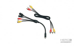 GoPro HD3 Kombo kabel - USB til line in, USB og komposit