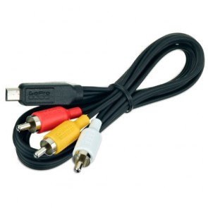 GoPro Komposit kabel USB til Standard TV definition